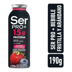 Yogur Ser Pro+ Bebible 0%lactosa Frutill X 190 Gr