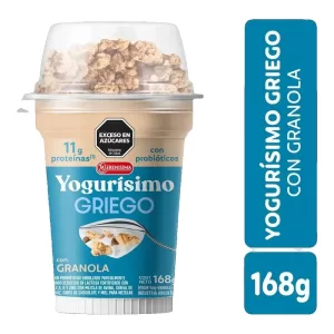 Yogur Yogurisimo Griego Con Granola X 168 Gr