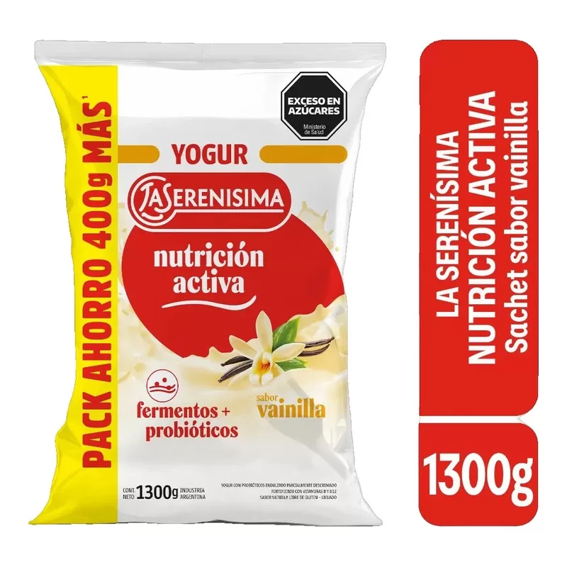 Yogur Serenisima Bebible Vain.Nut.Activa X 1300 Gr