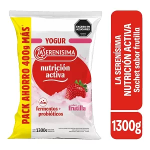 Yogur Serenisima Bebible Frutilla Nut.Ac X 1300 Gr