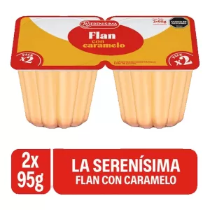 Flan Serenisima Vainilla X 190 Gr