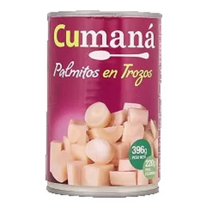 Palmitos Cumana En Trozos Proc.Ecuador X 396 Gr