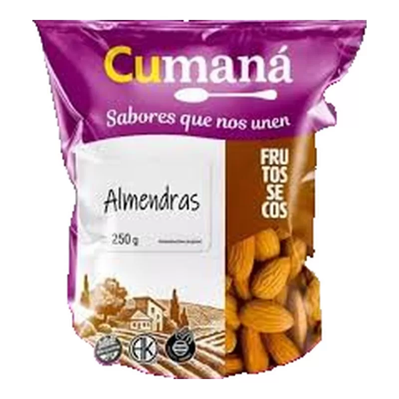 Almendras Cumana Peladas X 250 Gr