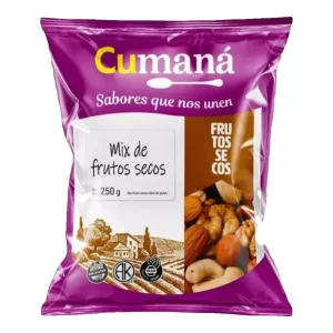 Mix De Frutas Secas Cumana X 250 Gr