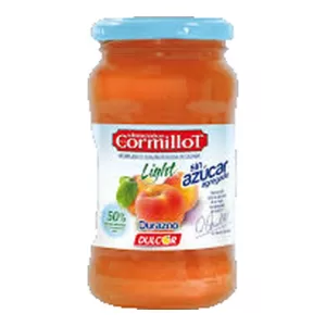 Mermelada Cormillot Light S/A Durazno X 390 Gr