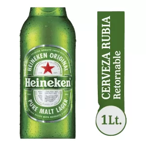 Cerveza Heineken Retornable X 1 Lt