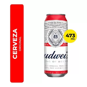 Cerveza Budweiser Lager X 473 Cm3