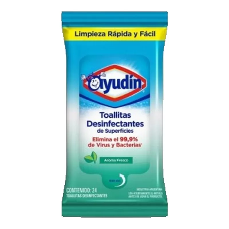 Toallitas Ayudin Desinfectantes Aroma Fr X 24 Unid