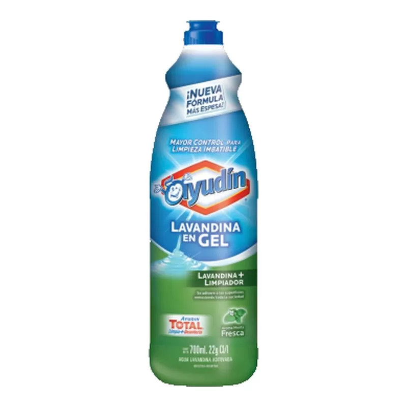 Lavandina En Gel Ayudin Menta Fresca X 700 Cm3