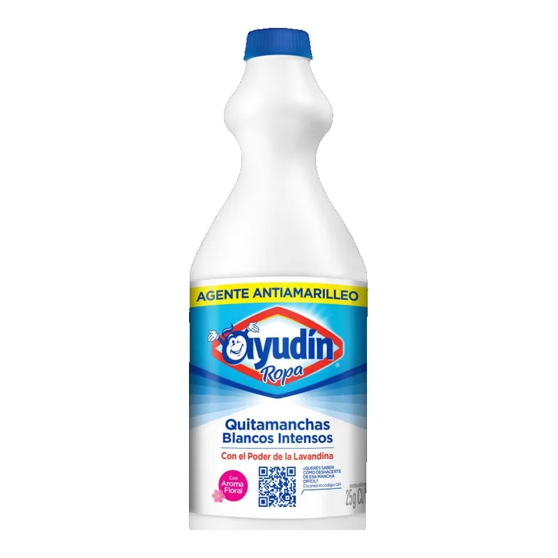 Quitamanchas Ayudin Ropa Blanca Floral X 1 Lt