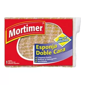 Esponja Bronce Mortimer Doble Cara X 1 Unid