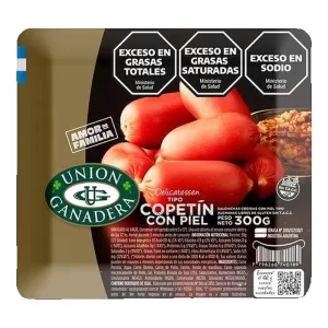 Salchicha Union Ganadera Copetin C/Piel X 300 Gr