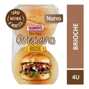 Pan Bimbo Hamburguesa Brioche X 240 Gr