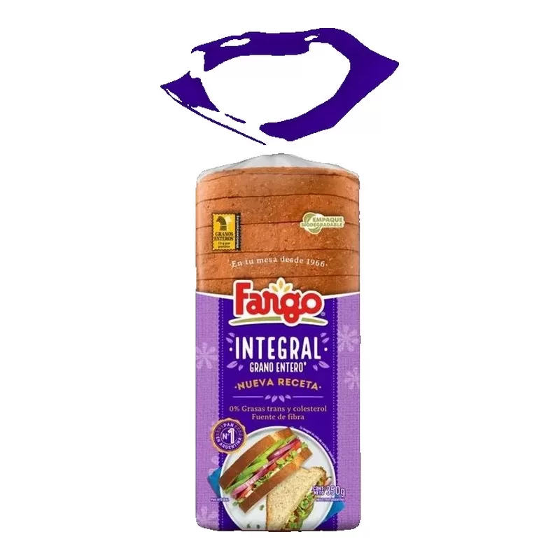 Pan Fargo Integral Grano Entero X 400 Gr