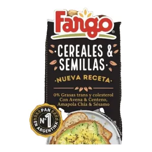 Pan Fargo Cereales Y Semillas X 400 Gr