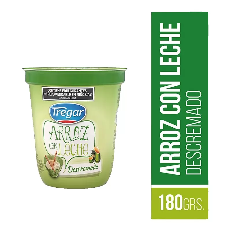 Arroz Con Leche Tregar Light Sin Tacc X 180 Gr