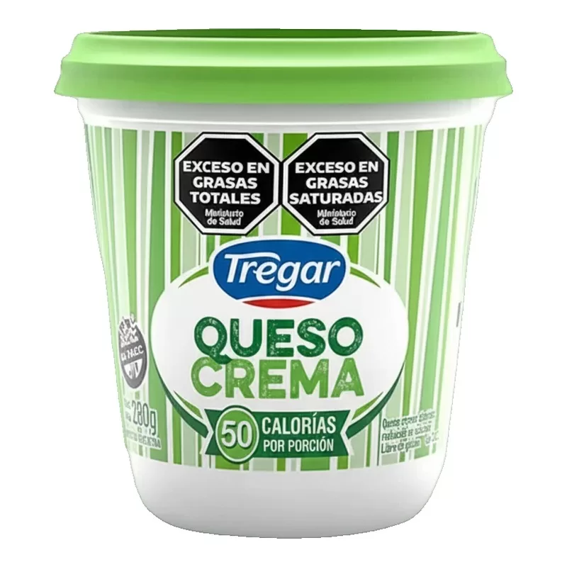 Queso Crema Tregar Light X 280 Gr