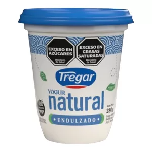 Yogur Tregar Natural Endulzado X 280 Gr