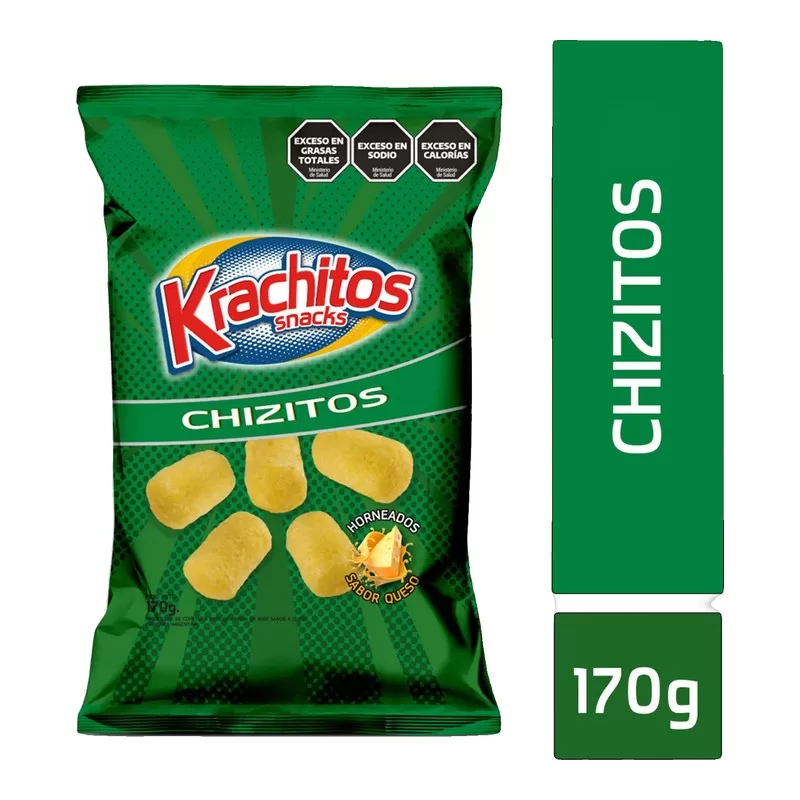 Chizitos Krachitos Horneados S/ Queso X 170 Gr