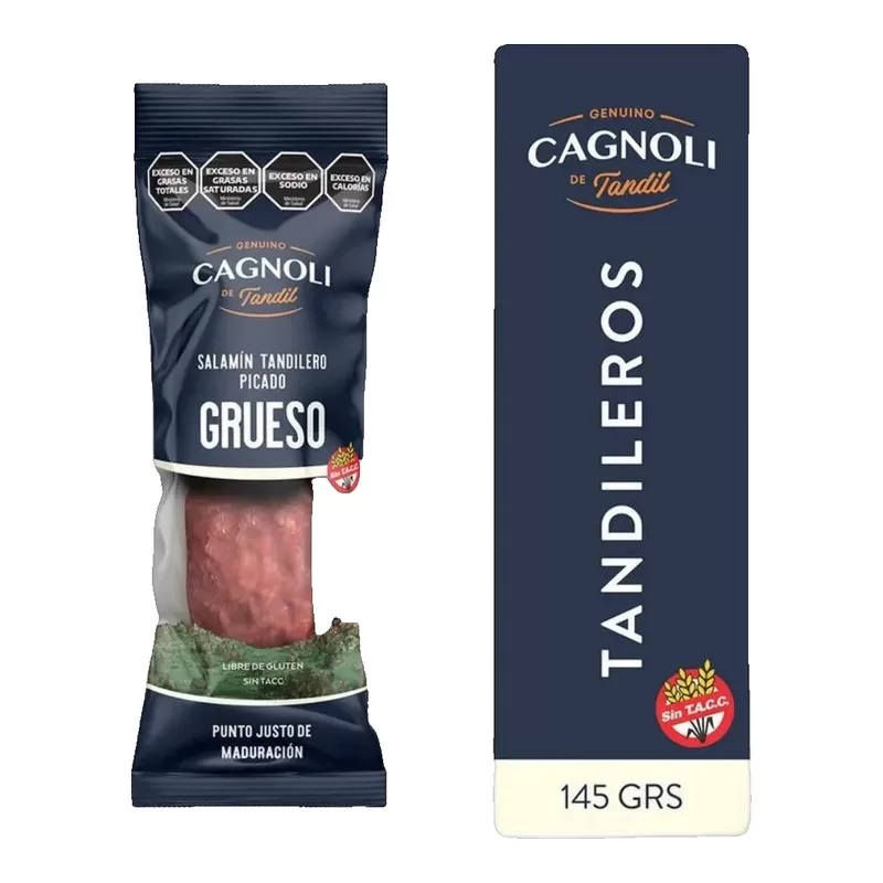 Salamin Cagnoli Picado Grueso Al Vacio X 130 Gr