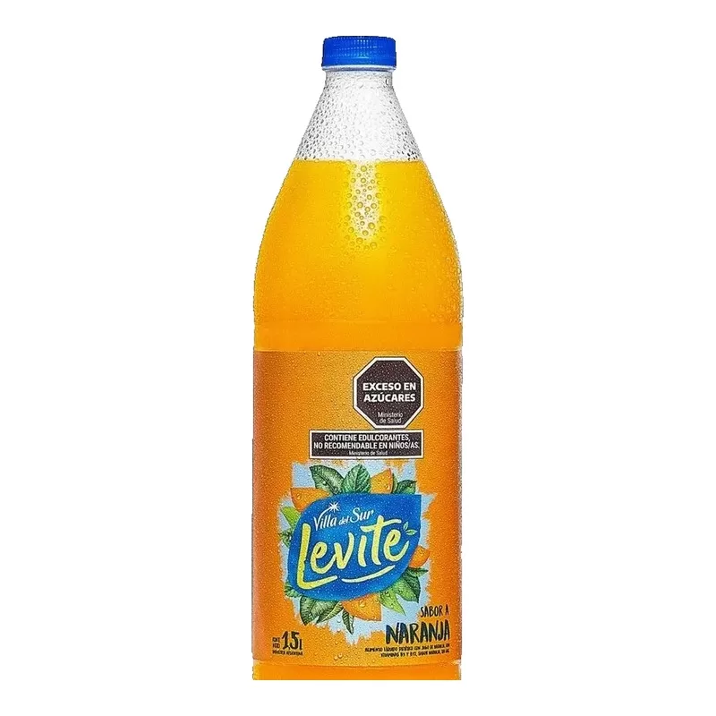 Agua Villa Del Sur Levite Naranja X 1500 Cm3