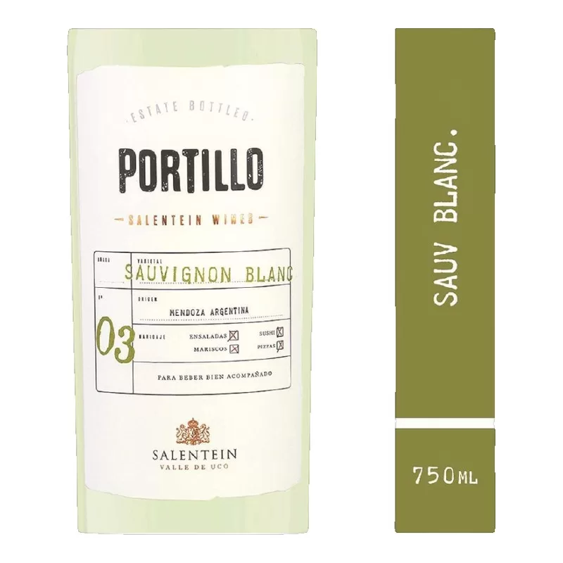 Vino Finca El Portillo Sauvignon Blanc X 750 Cm3