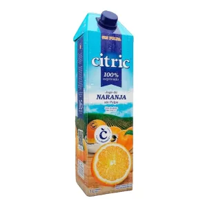 Jugo Citric Naranja Sin Pulpa X 1 Lt