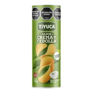 Papas Fritas Tiyuca Sabor Crema&cebolla X 140 Gr