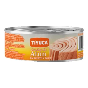 Lomos De Atun Tiyuca  En Aceite Y Agua X 170 Gr