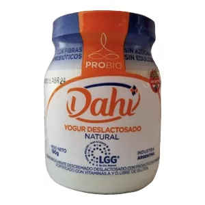 Yogur Dahi Probio Deslactosado Natural X 190 Gr