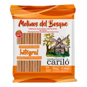 Tostadas De Arroz Carilo Integrales X 150 Gr