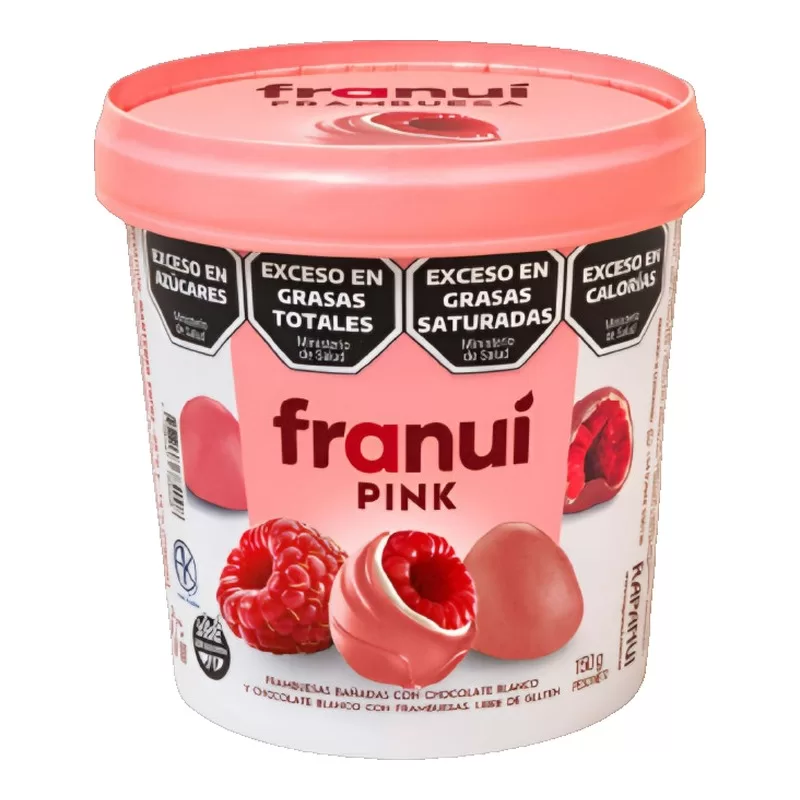 Frambuesas Fra Nui Bañadas Pink X 150 Gr