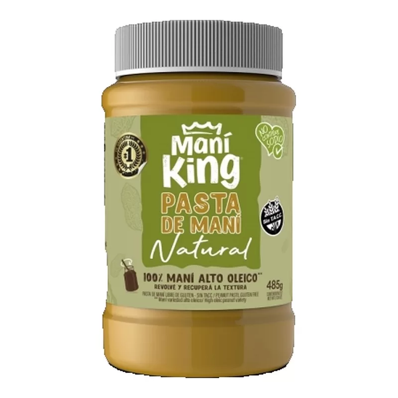 Pasta De Mani King Natural X 485 Gr
