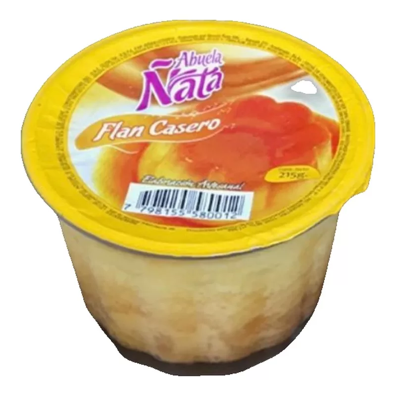 Flan Abuela Ñata Con Dulce De Leche X 215 Gr