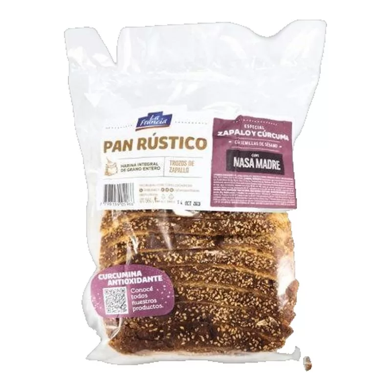 Pan Rustico La Francia Sel.Zapallo/Curcu X 560 Gr