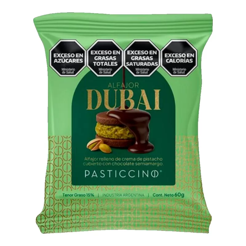 Alfajor Pasticcino Dubai X 55 Gr