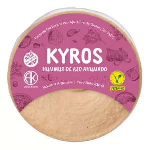 Hummus Kyros De Ajo Ahumado X 230 Gr