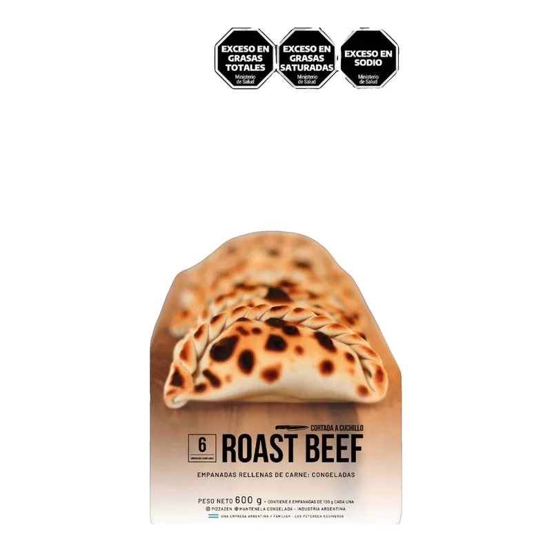 Empanadas Zen Roast Beef X 6 X 600 Gr