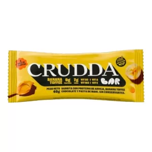 Barra Proteica Crudda Bar Banana Toffee X 40 Gr