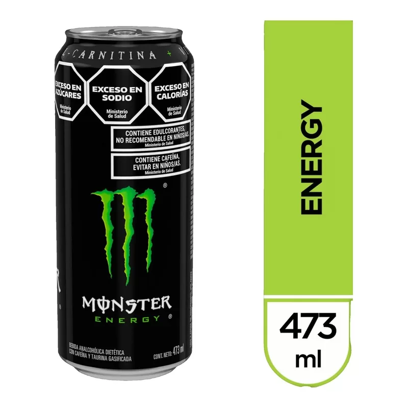 Bebida Monster Energy Green X 473 Cm3