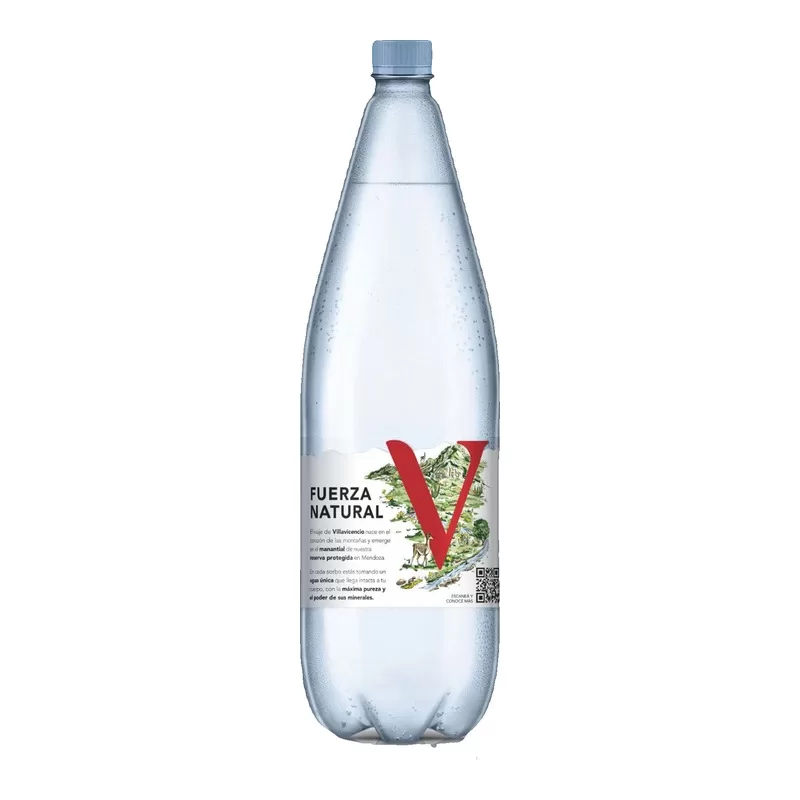Agua Villavicencio Mineral Con Gas X 1500 Cm3