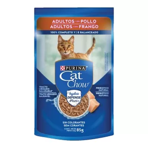 Alimento Cat Chow Humedos Adul/Pollo X 85 Gr