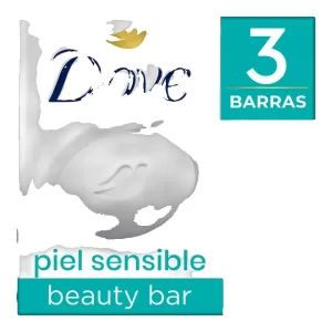 Jabon Dove Piel Sensible X 90 Grs X 3 Unid