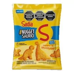 Nuggets Saurius Sadia De Pollo X 400 Gr