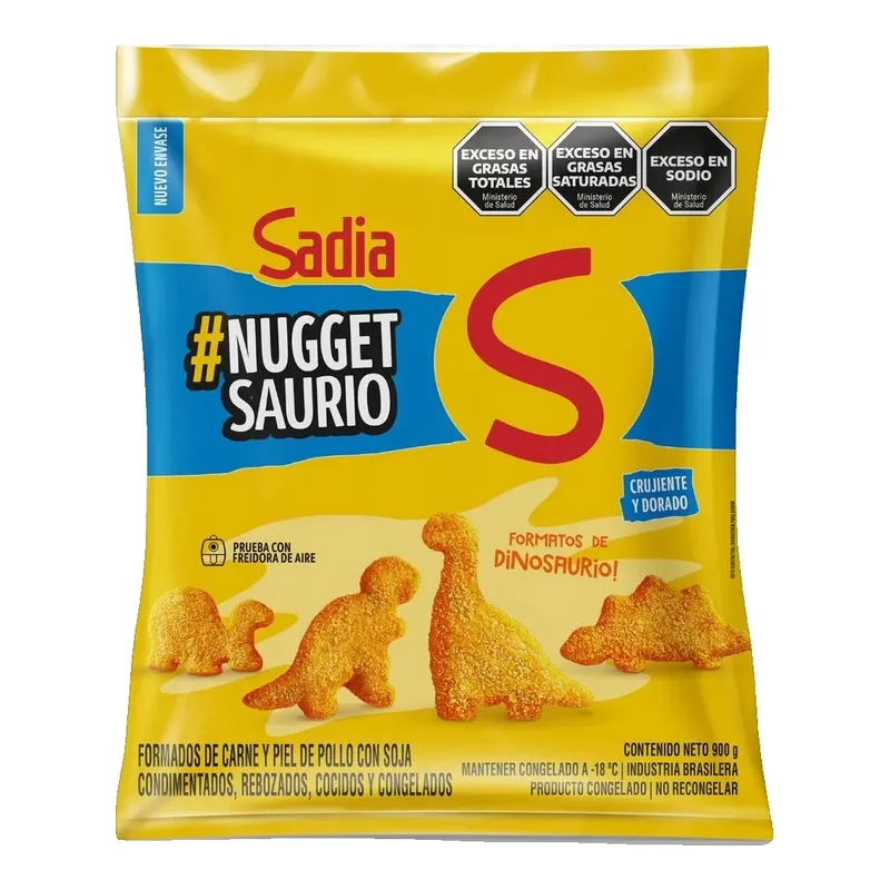 Nuggets Saurius Sadia De Pollo X 900 Gr