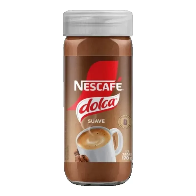 Cafe Nescafe Dolca Instantaneo Suave X 170 Gr