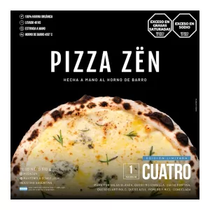 Pizza Zen Cuatro Quesos X 510 Gr