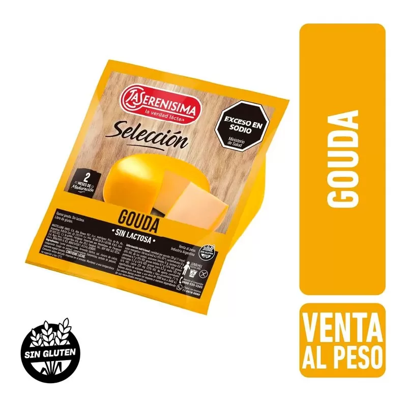 Queso Serenísima Gouda Porción X 1 Kg