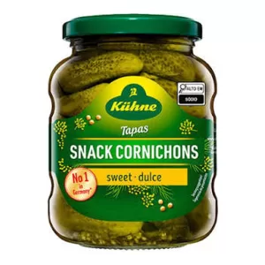 Pepinillos Kuhne Dulces En Vin X 330 Gr