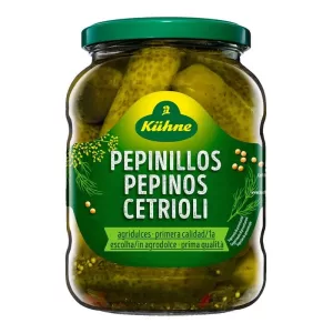 Pepinillos Kuhne Agridulces X 670 Gr